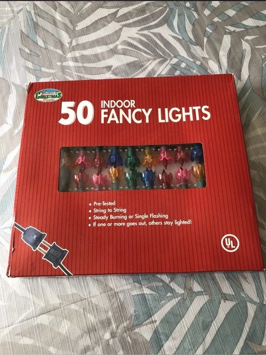 Santa’s Christmas Magic 50 Indoor Fancy Lights - NEW