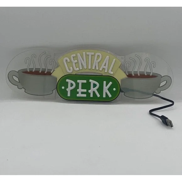 Friends Central Perk Sign LED Neon Light USB Wall Mountable W USB Cord Sign Art