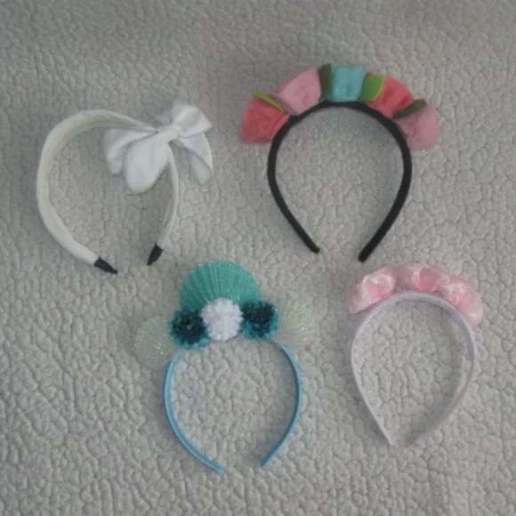 5/$30 Girls Four Piece Headband Bundle