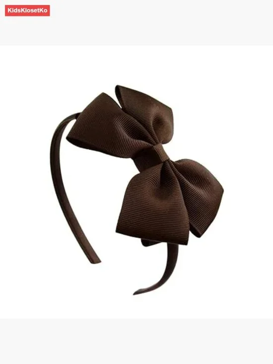 Girl's Bow Headband Double Layer Wrap for Toddler