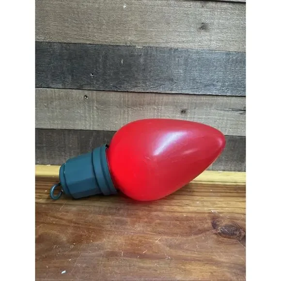 Large 13” Blow Mold Red Bulb Light LED Holiday Jumbo Christmas Ornament