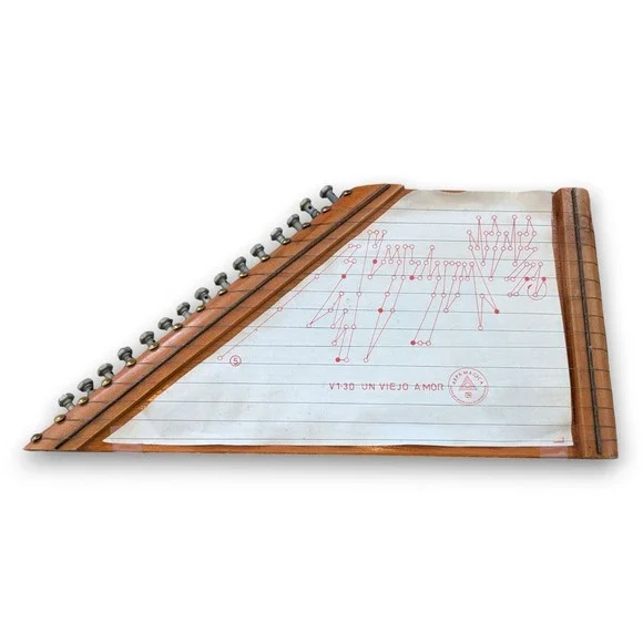 15 String Harp Arpa Magica Zither Style Harp Wooden Instrument 16x8
