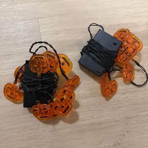 Pumpkin String Lights - mini LED