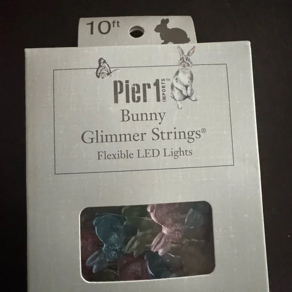 Pier 1 Multicolor Bunny LED String Lights