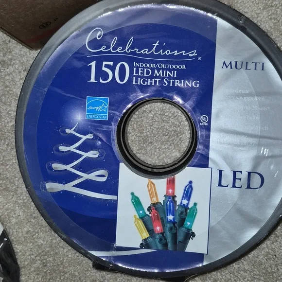 150 Muti Color Mini String Light On Reel