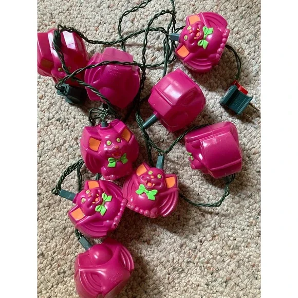 Vintage Halloween bat lights