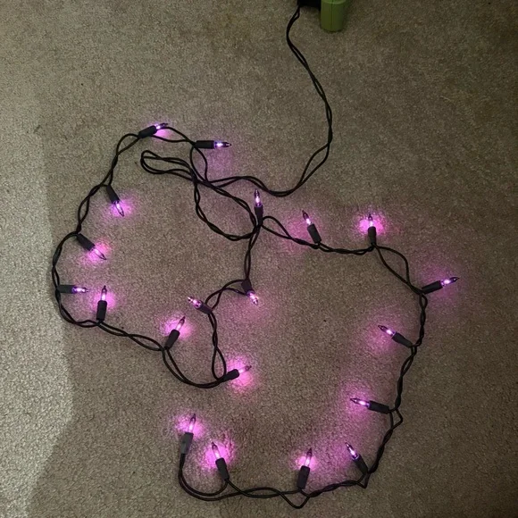 Purple String Lights