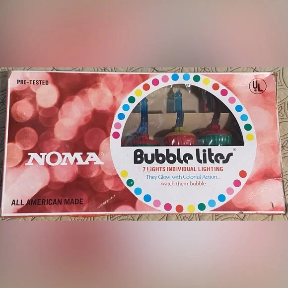 NOMA Bubble Lites 7 Lites (replacement lites, no wiring)