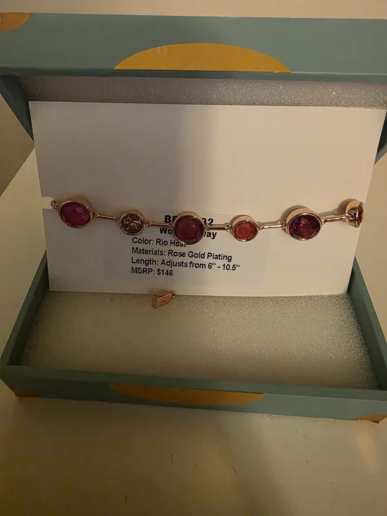Jewel Candy Rio Heat Rose Gold Plated Bracelet