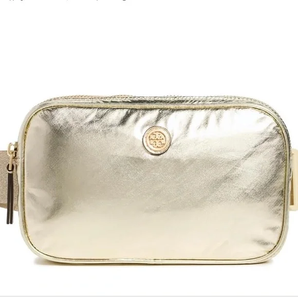 Tory Burch Virginia metallic belt bag