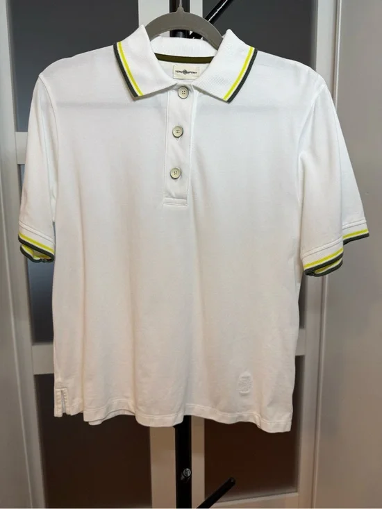 Women’s Tory Sport, Tory Burch white polo, golf shirt, XS