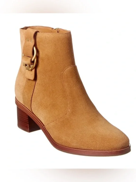 Tory Burch Marsden Bootie Tan Suede