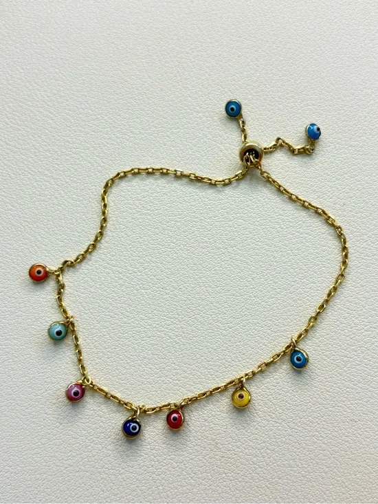 Evil eye charm bracelet