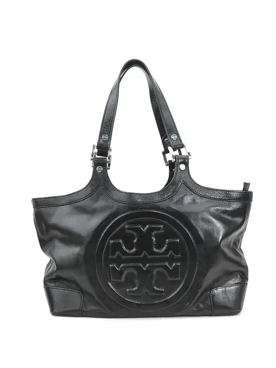 Auth Tory Burch Handbag Black Leather #293863T11B