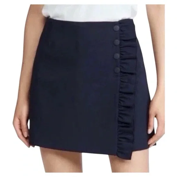 Tory Burch Sport Tech Twill Golf Skort Women's Medium Navy