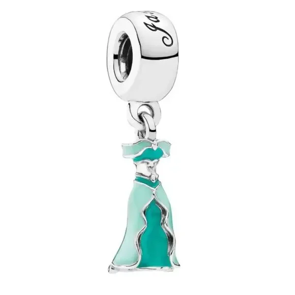 NWOT Jasmine Disney Princess Dress Silver Pandora FIT Charm