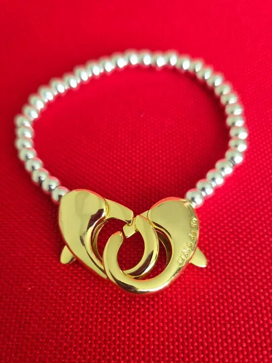 Uno de 50 Bracelet • LIBERTY • Silver/Gold plated • Size M • New model 2026