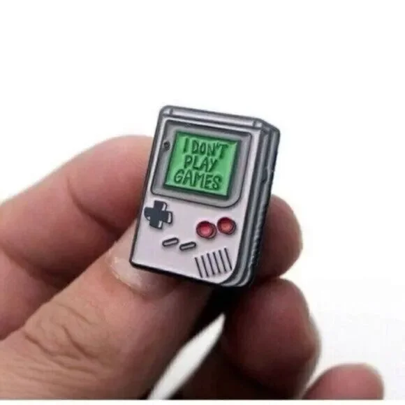 3/20 Don’t Play Games Nintendo Enamel Pin