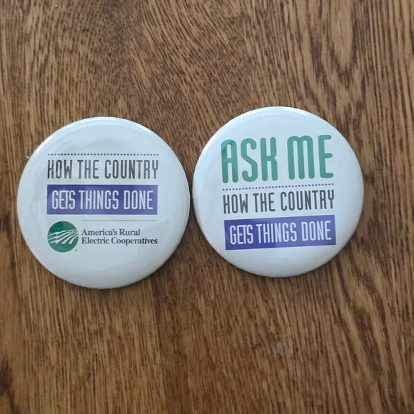 Lot 2 Americas Rural Electric Cooperatives How The Country Gets Things Done Pins