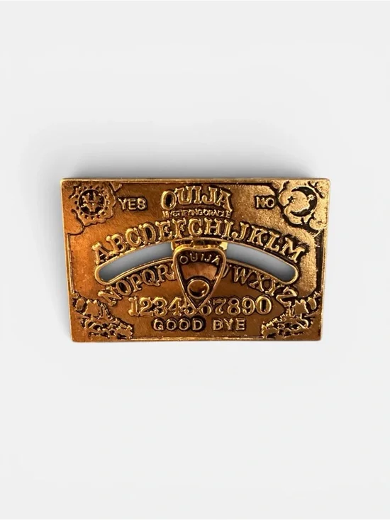 Gold Ouija Planchette brooch