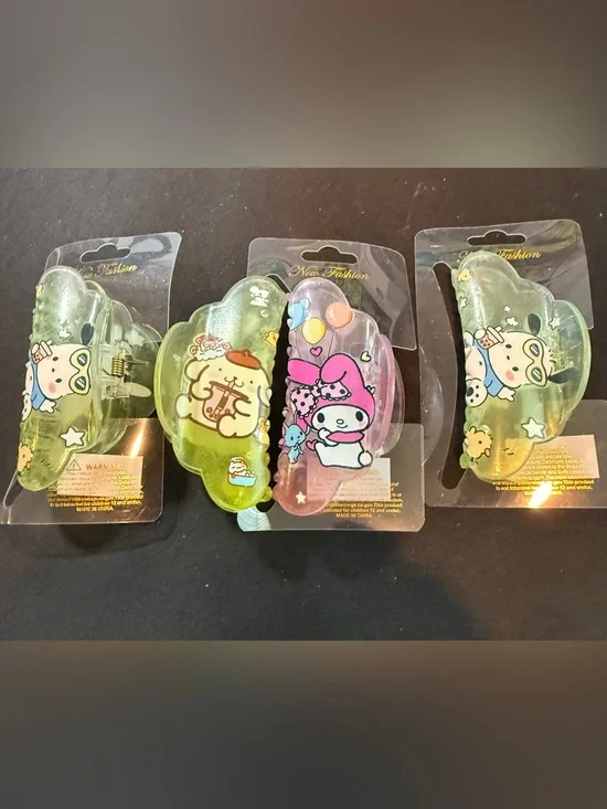 Pomponpurin, My Melody Cloud Hair Clips #HC623262-P