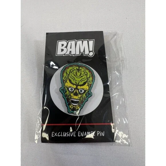 BAM! Exclusive Mars Attacks! Martian Collectors Enamel Pin