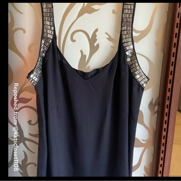 Tory Burch - Embellished Tank Top, Size 12