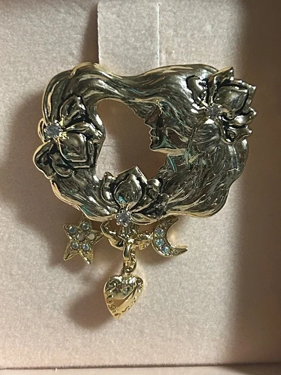 Kirks Folly‎ Fair Godmother Brooch - Vintage in Box