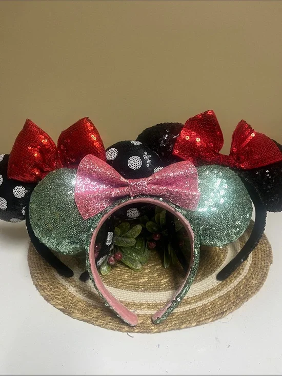 Disney Parks Minnie Mouse Ears (3) bundle