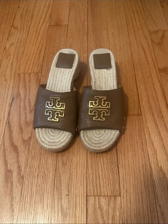 Tory Burch espadrille leather sandal