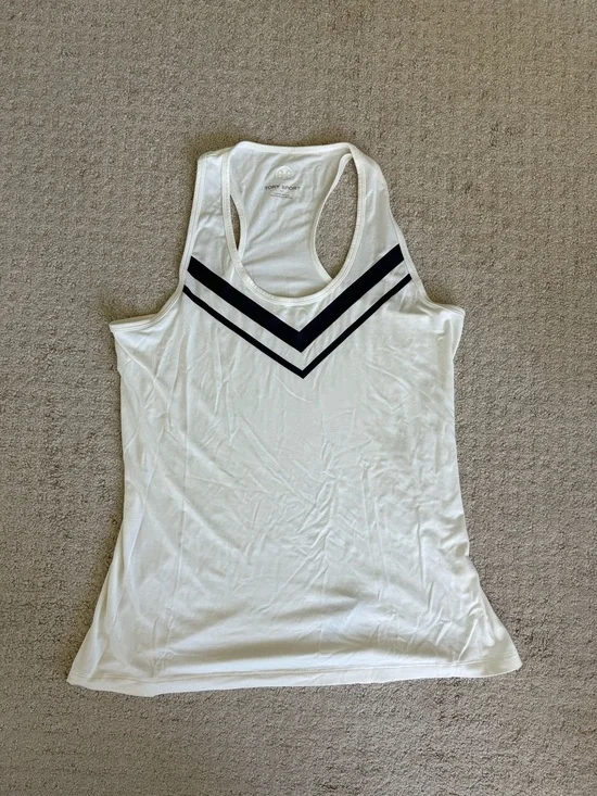 Tory Burch Sport Tank Top S Preppy Activewear