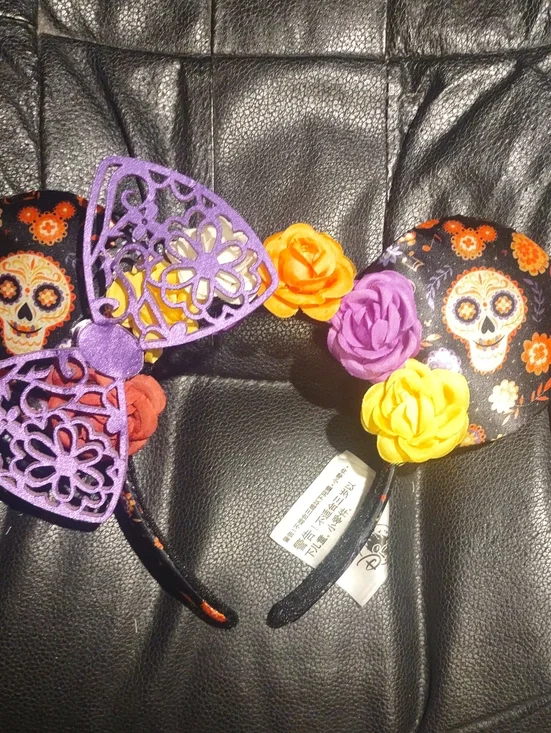 Disney Coco Day Of The Skull Floral Minnie Ears