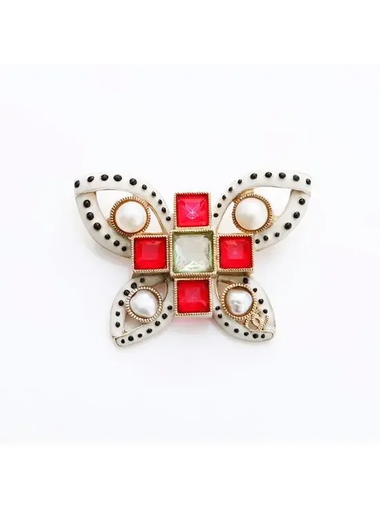 Chanel Butterfly Brooch Metal Gold And #246949C78B