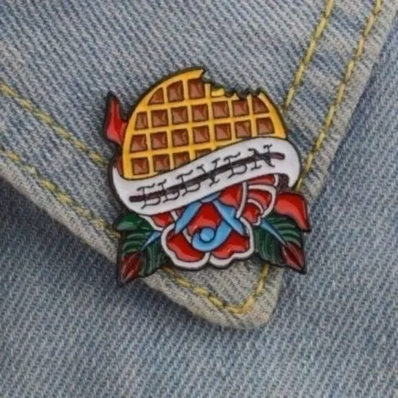 3/20 Waffle Eleven Stranger Things Enamel Pin