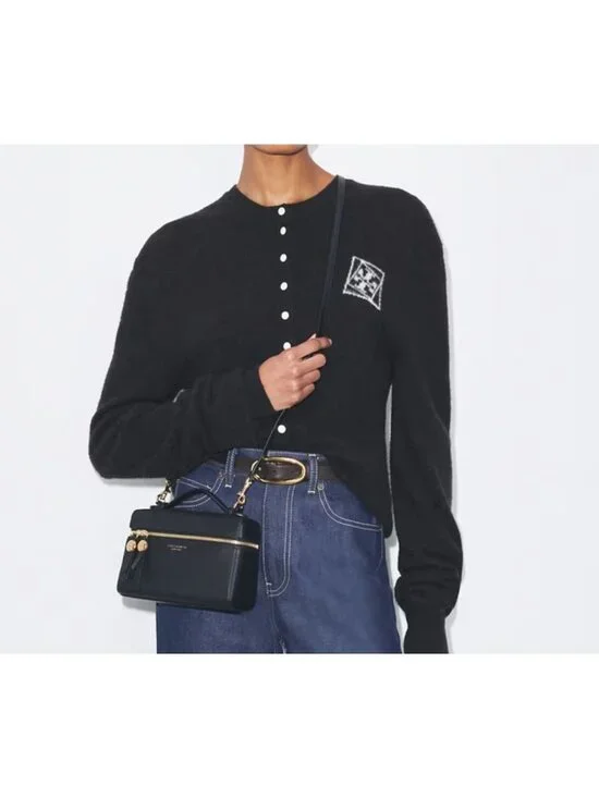 Tory Burch Romy Slim Mini Bag Black OS