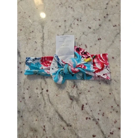 Posh Peanut NWOT floral headband newborn 0-3m
