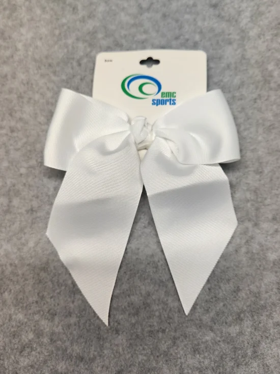 3 Pack-White Grosgrain Hair Bow for Kids