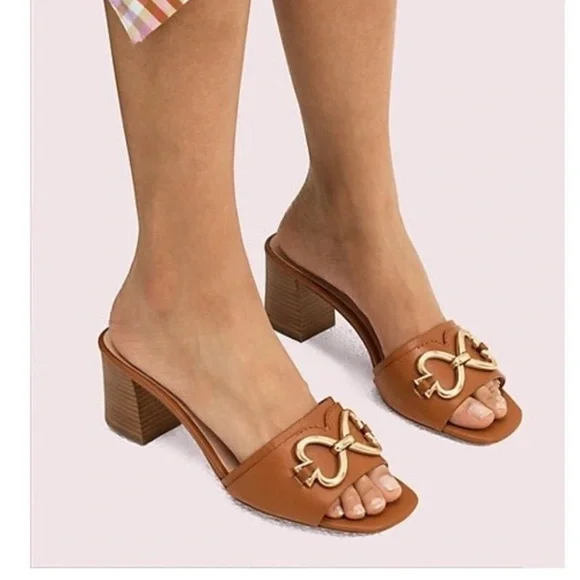 Kate Spade Elouise slip-on sandal heel shoes