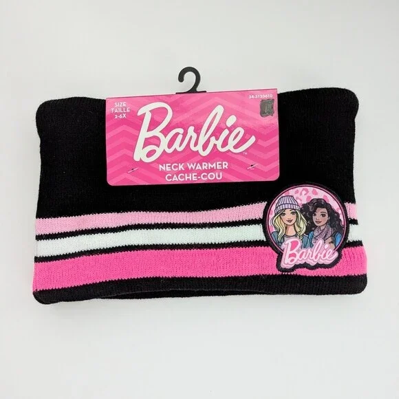 NWT Barbie Kids (Size 2-6X) Sherpa Lined Winter Neck Warmer