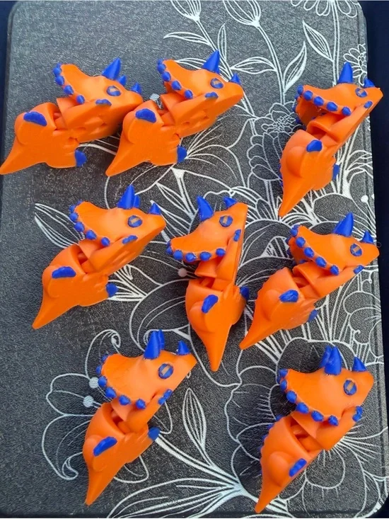 Triceratops 3D moveable toys