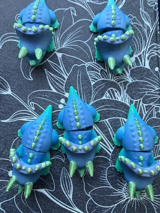 Triceratops 3D moveable toys