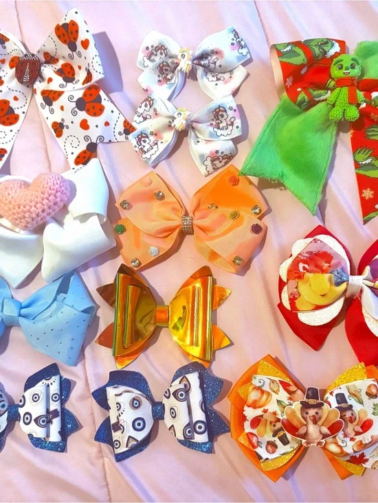 Girls hair bows- handmade