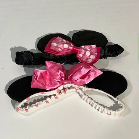 Bundle 3 for $15 Adorable Disney Minnie Mouse Ear Toddler/Child Headbands Set