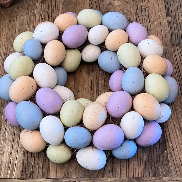 Pier 1 Pastel Easter Egg Wreath