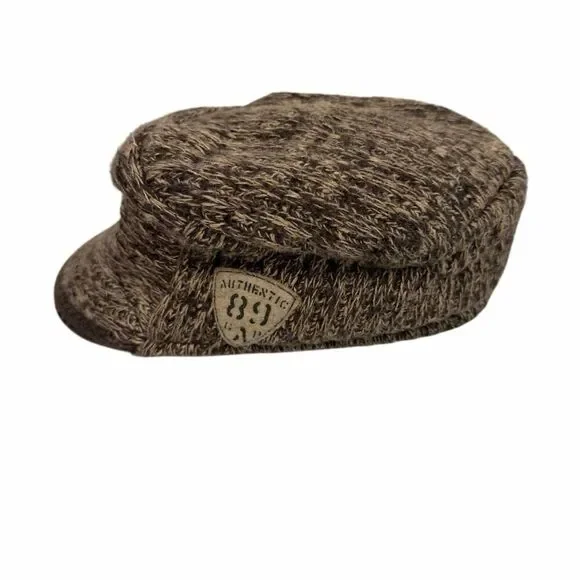 Baby Gap Brown Knit Baseball style hat M/L