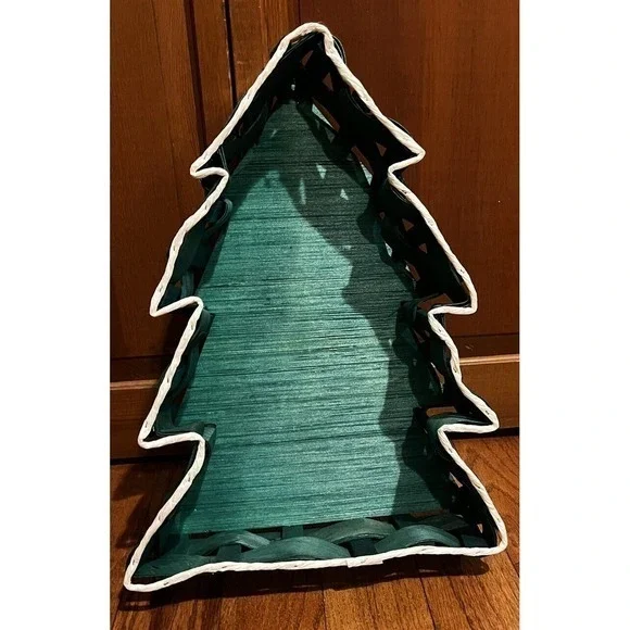 NWT‎ Ashland Wicker Christmas Tree Basket  Holiday  Decoration