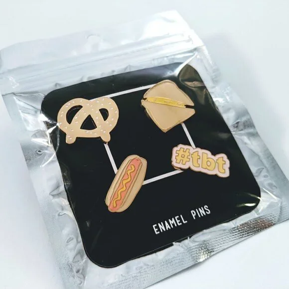 NWT TwelveNYC Macy's 4-Pack Enamel Pins