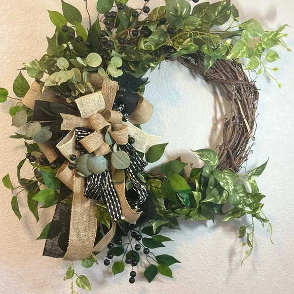 Custom wreath’s. Can Add initial if wanted