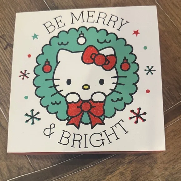 Hello Kitty Be Merry and Bright sign art
