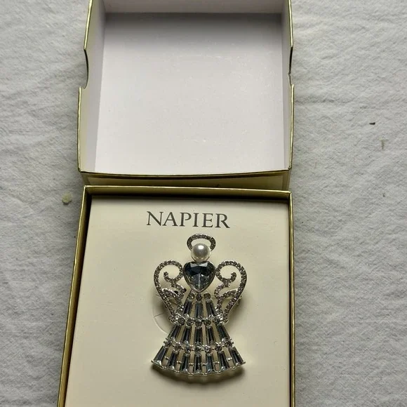 Napier Brooch Angel Christmas NEW